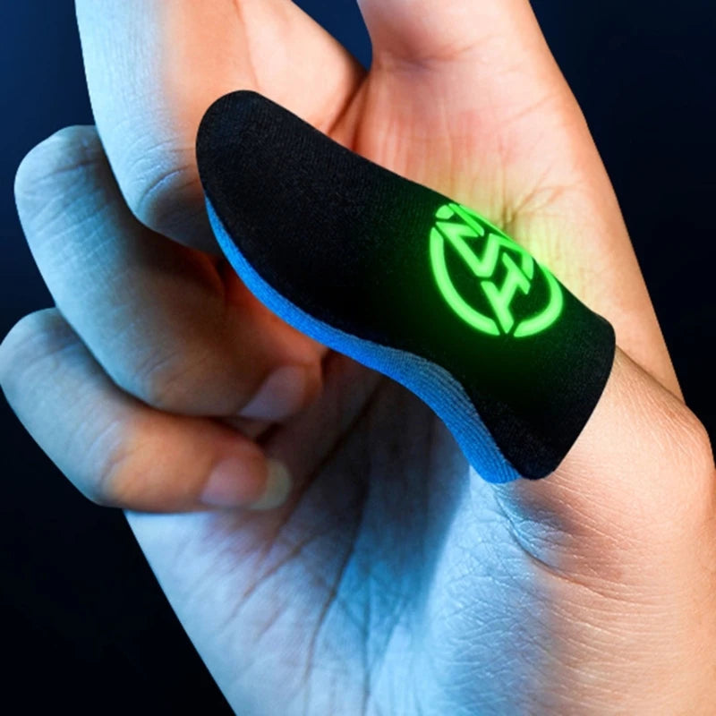 1 Pair Gamer Sleeve Sweatproof Dedales Gamer Finger Cover Touch-Screen Fingertips Sleeve For Mobile Games-Game Accessory