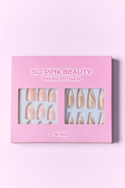 SO PINK BEAUTY Press on Nails 2 Packs