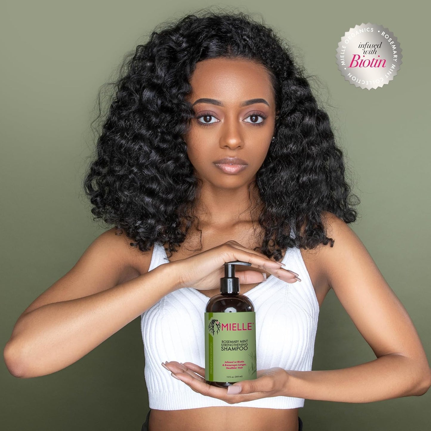 Rosemary Mint Strengthening Hair Oil and Shampoo