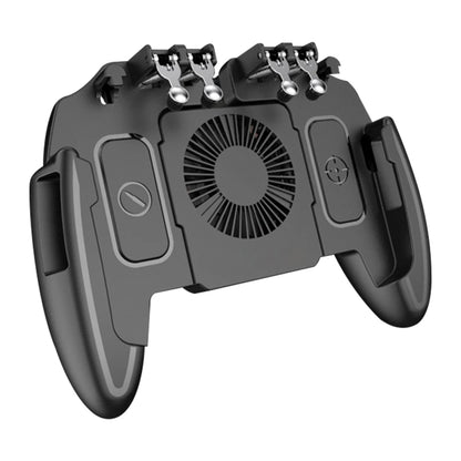 6 Fingers Cooling Button Gamepad Grip Mobile Gaming for PUBG Game Controller Joystick Support 4.7-6.5 inch Screen Mobile Phone