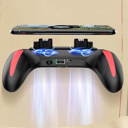 Gaming Cooler for Phones Power Bank Pubg Trigger Two Cooling Fan Mobile Game Game Controller Gamepad Joystick Games Accessories