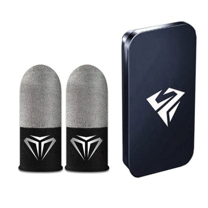 2 Pcs Mobile Game Fingertip Gloves Sweatproof Anti-slip Touch Screen Finger Sleeve Breathable Gaming Fingertip Cover For Gamer
