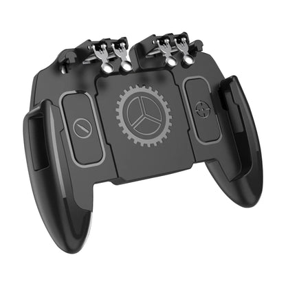 6 Fingers Cooling Button Gamepad Grip Mobile Gaming for PUBG Game Controller Joystick Support 4.7-6.5 inch Screen Mobile Phone