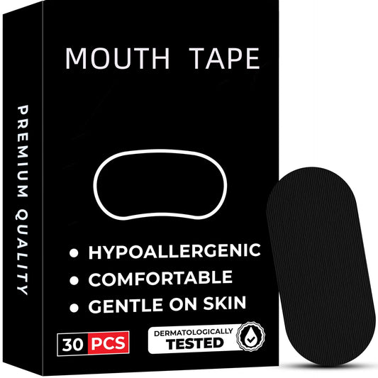 Medical Grade Anti-Snoring Sleep Mouth Tape and Nasal Strips - 30/60 Pcs for Enhanced Breathing and Improved Sleep Quality