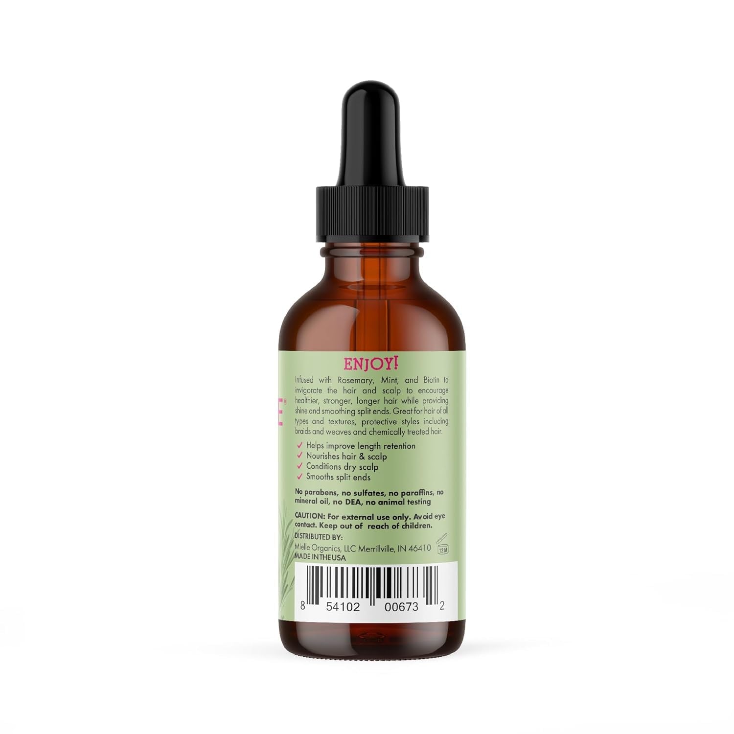Rosemary Mint Strengthening Hair Oil and Shampoo